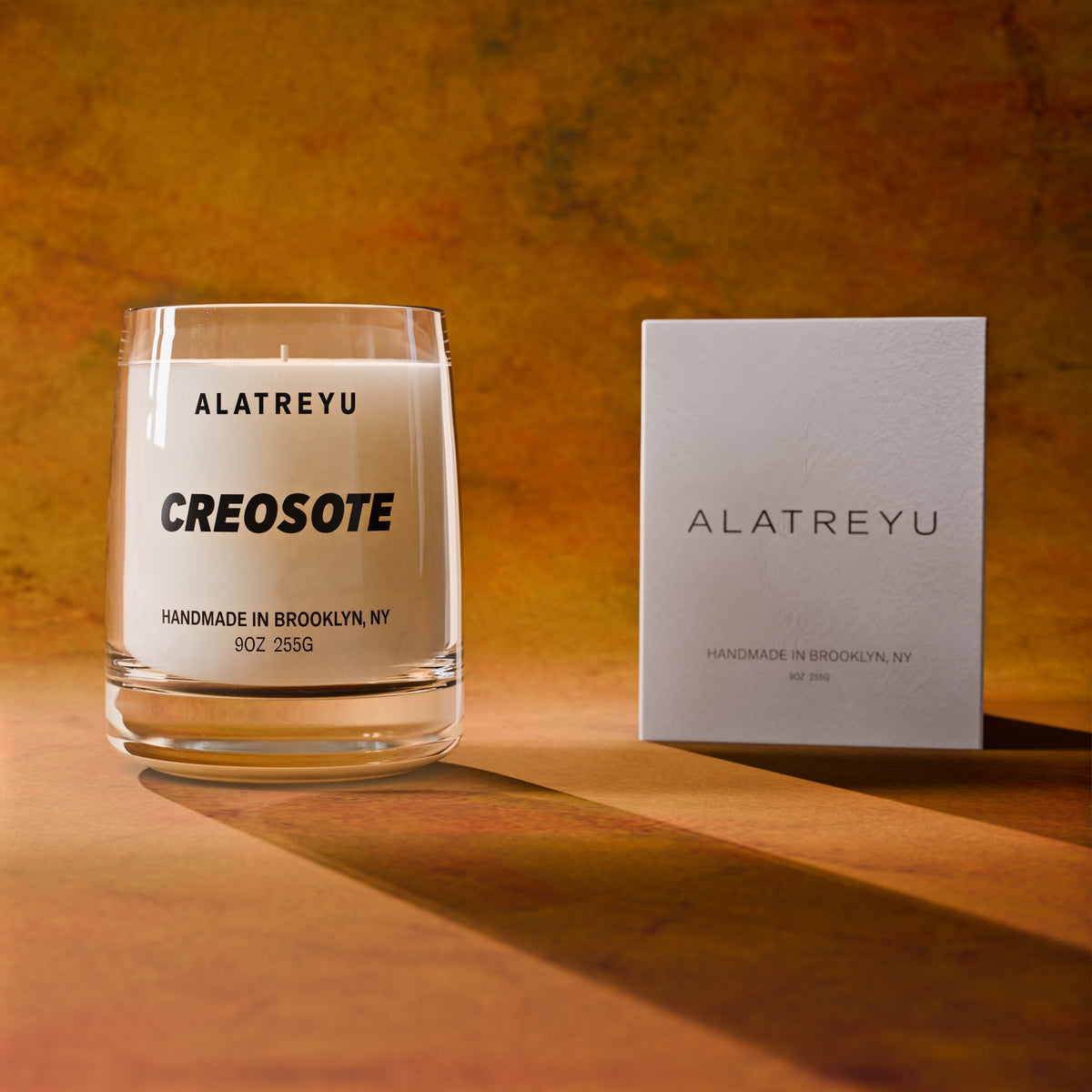 Creosote with its packaging