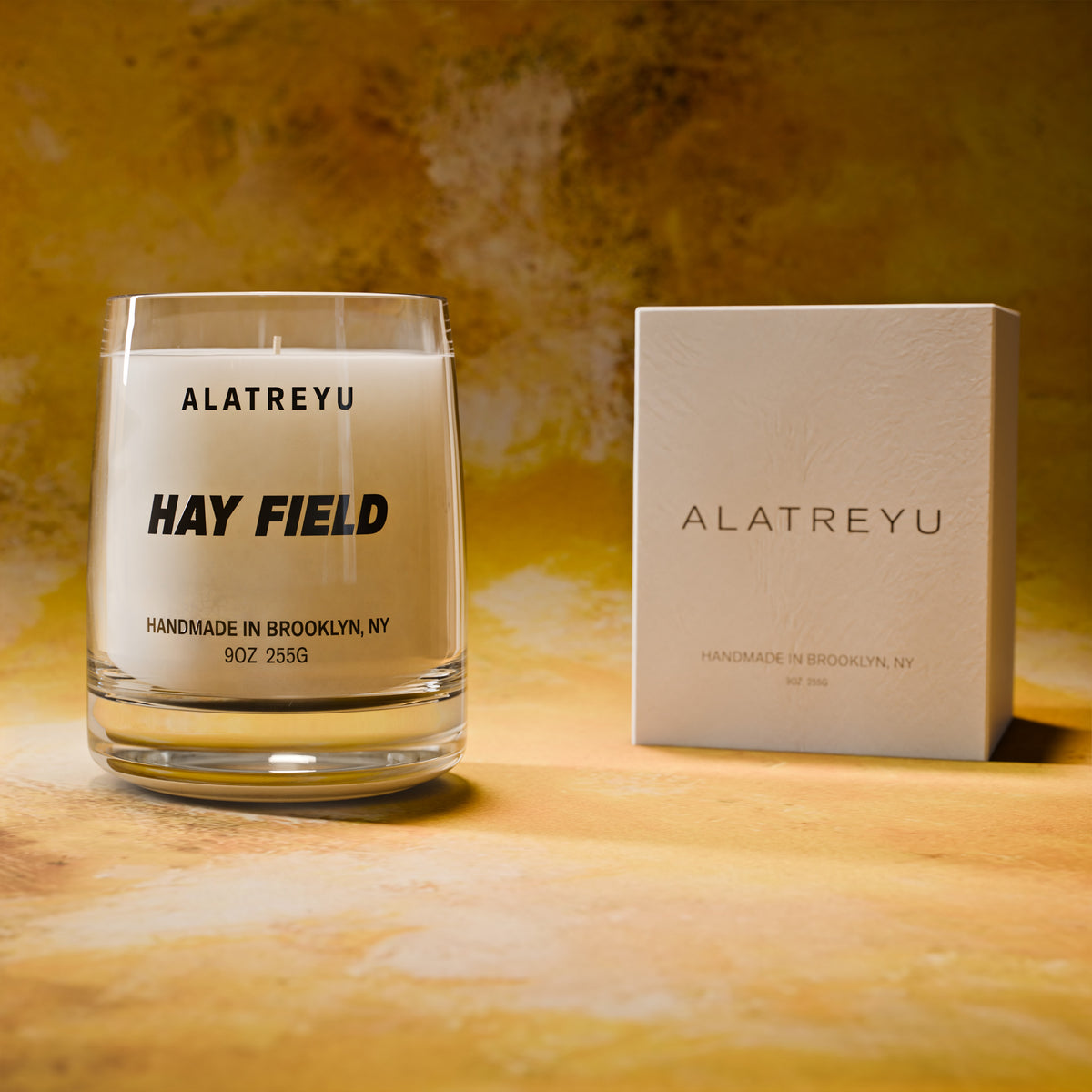 Hay Field with its packaging