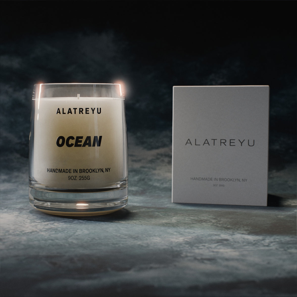 Ocean with its packaging