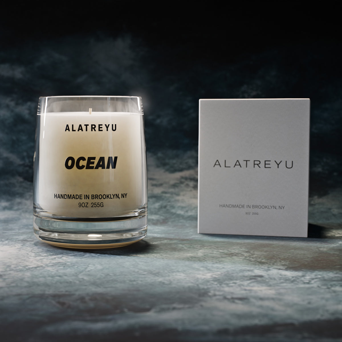 Ocean with its packaging