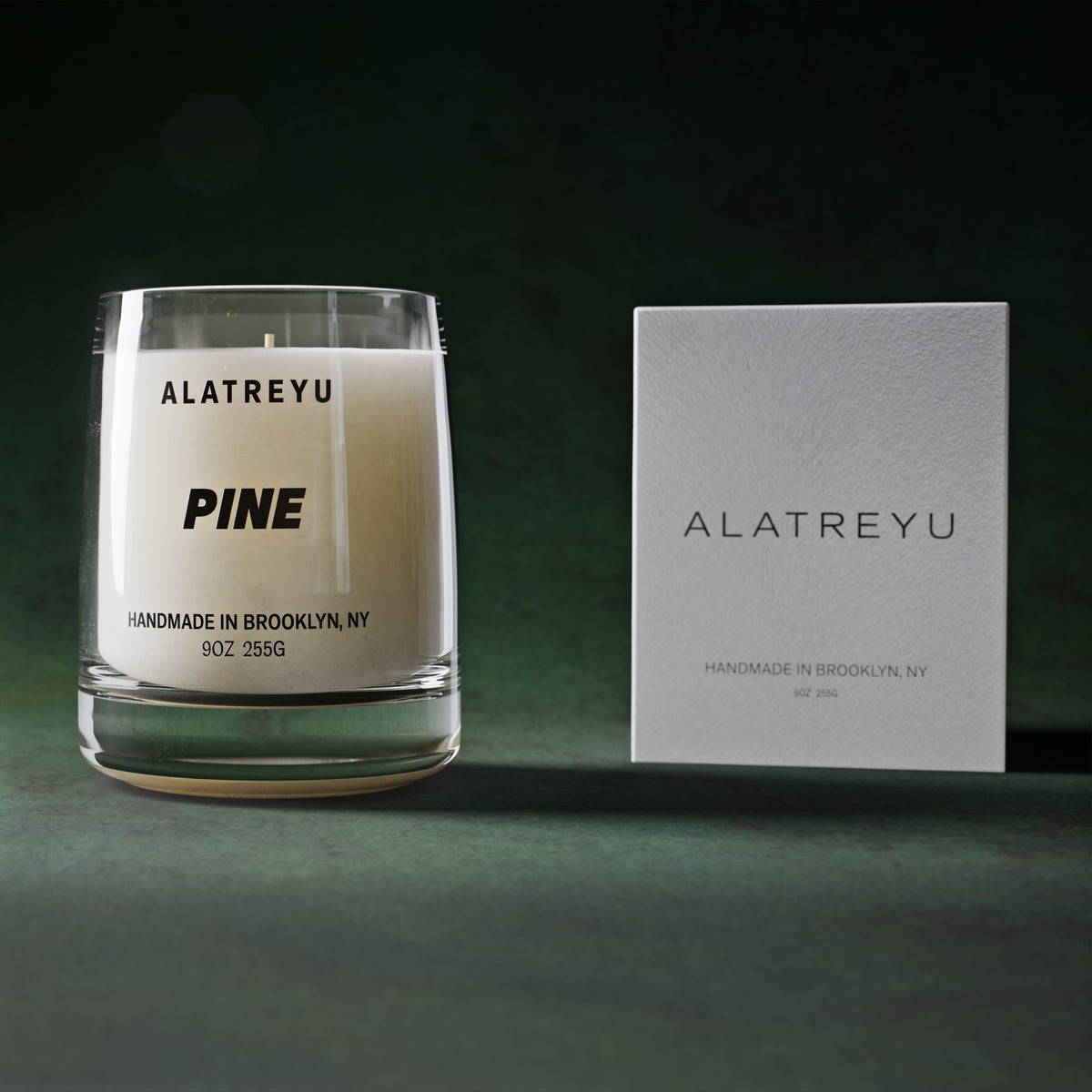 Pine with its packaging